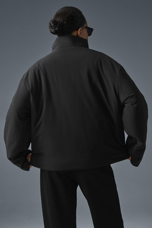 alo Women's Stretch Woven Notable Jacket - Black