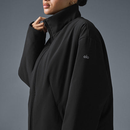alo Women's Stretch Woven Notable Jacket - Black
