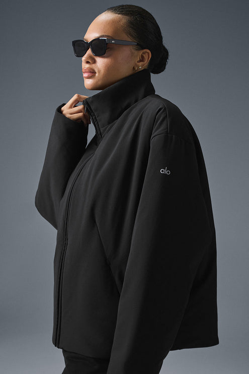 alo Women's Stretch Woven Notable Jacket - Black