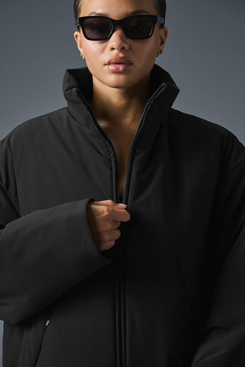 alo Women's Stretch Woven Notable Jacket - Black