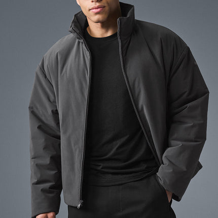 alo Men's Stretch Woven Notable Jacket - Anthracite