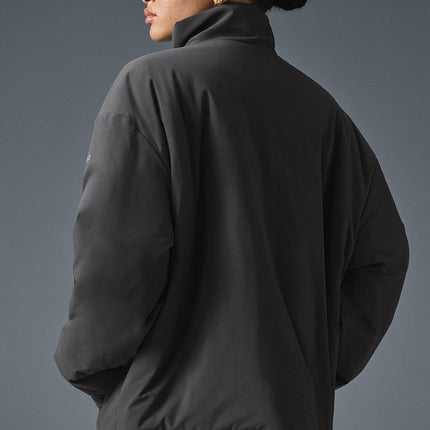 alo Women's Stretch Woven Notable Jacket - Anthracite