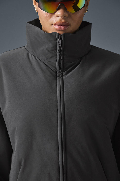 alo Women's Stretch Woven Notable Jacket - Anthracite