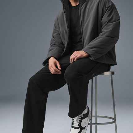 alo Men's Stretch Woven Notable Jacket - Anthracite