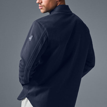 alo Men's Edition Sueded Jacket - Navy