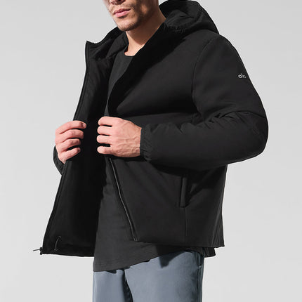alo Men's Elemental Full-Zip Jacket - Black