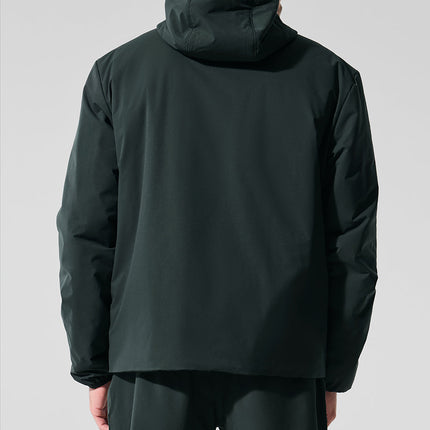 alo Men's Elemental Full-Zip Jacket - Charcoal Green