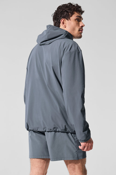 alo Men's Performance On-The-Go Jacket - Steel Grey