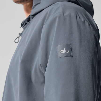 alo Men's Performance On-The-Go Jacket - Steel Grey