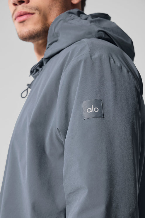 alo Men's Performance On-The-Go Jacket - Steel Grey