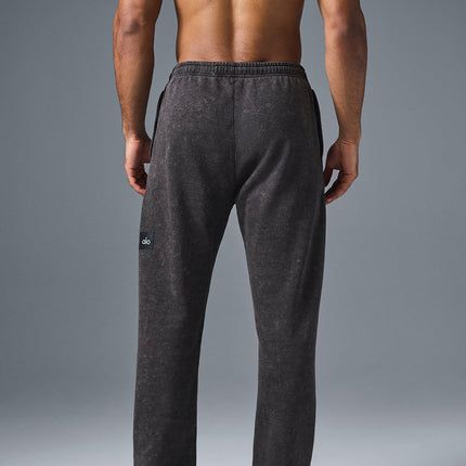 alo Men's Chill Vintage Wash Sweatpant - Black Wash