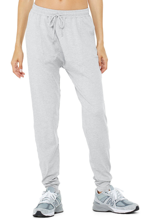 alo Women's Conquer Revitalize Pant - Athletic Heather Grey