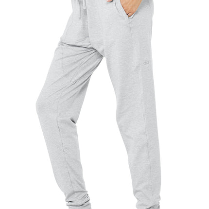 alo Women's Conquer Revitalize Pant - Athletic Heather Grey