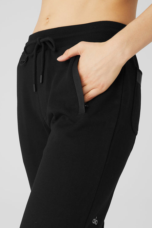 alo Women's Nomadic Sweatpant - Black