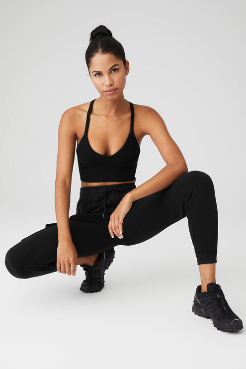 alo Women's Streetside Sweatpant - Black