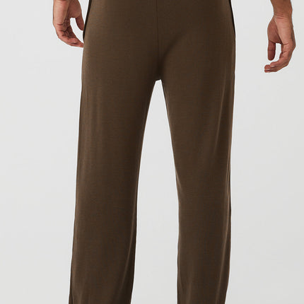alo Men's Micro Waffle Fast Break Sweatpant - Espresso