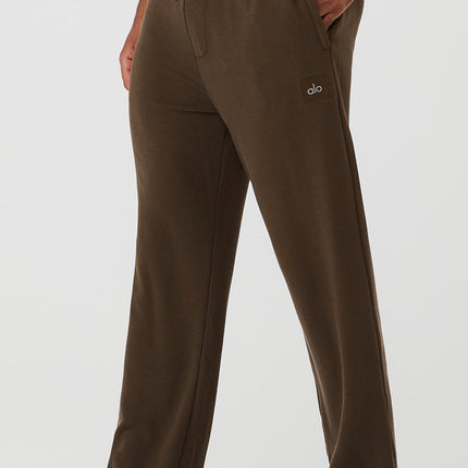 alo Men's Micro Waffle Fast Break Sweatpant - Espresso