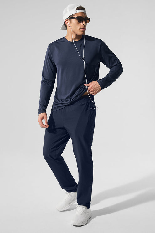 alo Men's Repetition Pant - Navy