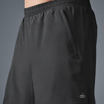 alo Men's 5" Revival 2-in-1 Pant - Anthracite/Black