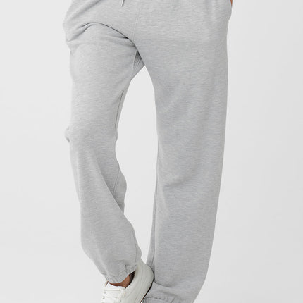alo Women's Chill Sweatpant - Athletic Heather Grey