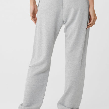 alo Women's Chill Sweatpant - Athletic Heather Grey