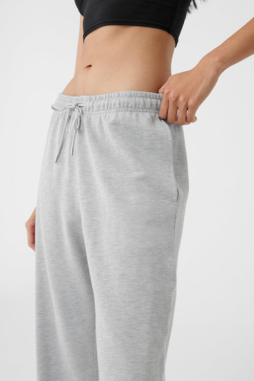 alo Women's Chill Sweatpant - Athletic Heather Grey