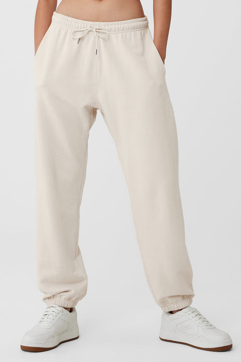 alo Women's Chill Sweatpant - Bone