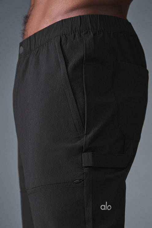 alo Men's Co-Op Carpenter Track Pant - Black