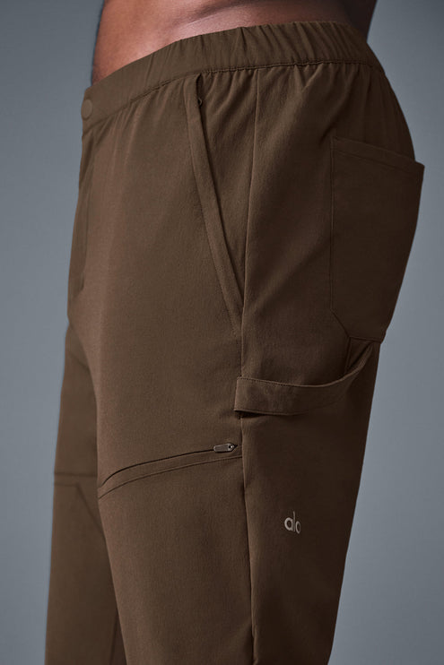 alo Men's Co-Op Carpenter Track Pant - Espresso