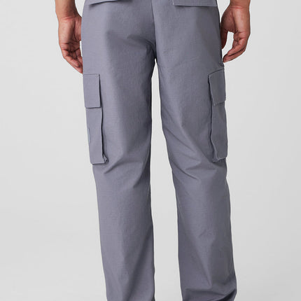 alo Men's Cargo Ripstop Trouser - Fog