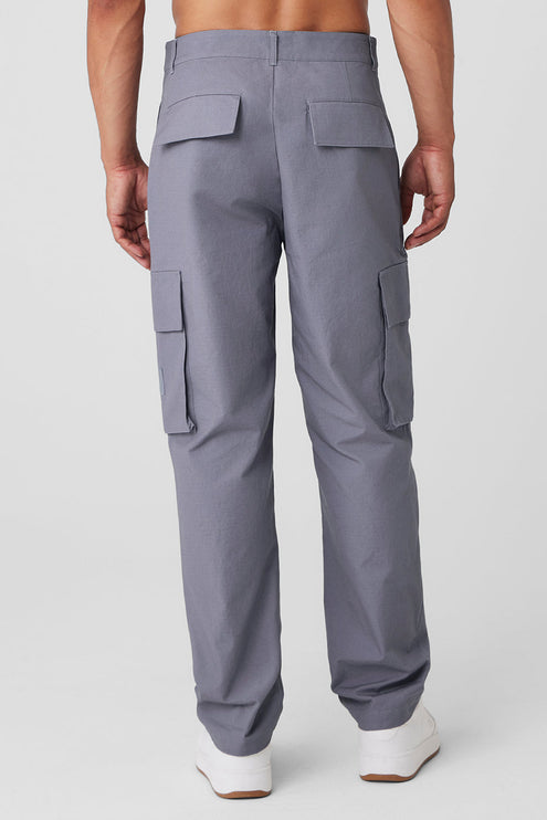 alo Men's Cargo Ripstop Trouser - Fog