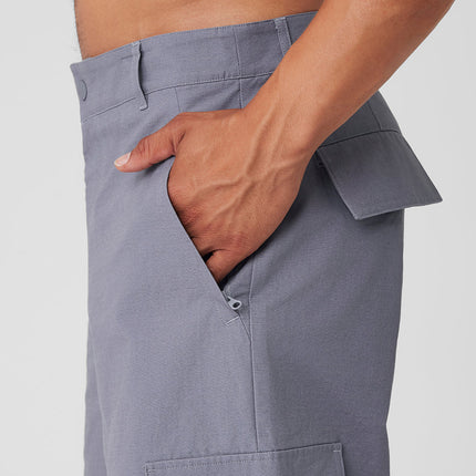 alo Men's Cargo Ripstop Trouser - Fog