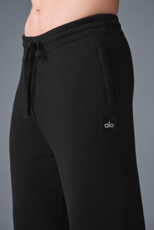 alo Men's Scholar Straight Leg Sweatpant - Black