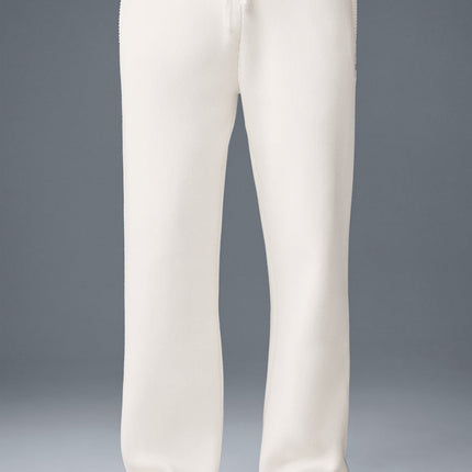 alo Men's Scholar Straight Leg Sweatpant - Ivory