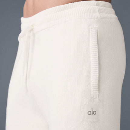 alo Men's Scholar Straight Leg Sweatpant - Ivory