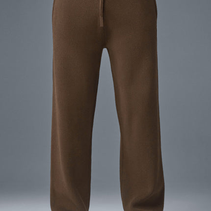alo Men's Scholar Straight Leg Sweatpant - Espresso