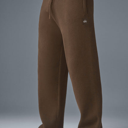 alo Men's Scholar Straight Leg Sweatpant - Espresso