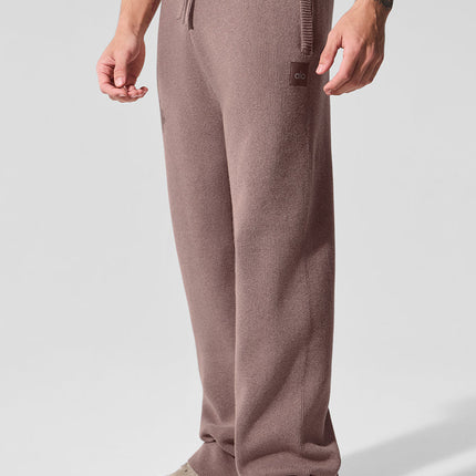alo Men's Scholar Straight Leg Sweatpant - Mushroom Heather