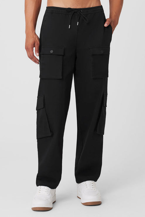 alo Men's Northstar Cargo Pant - Black