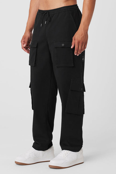 alo Men's Northstar Cargo Pant - Black