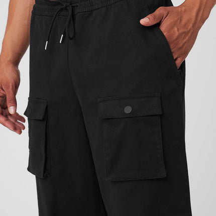 alo Men's Northstar Cargo Pant - Black