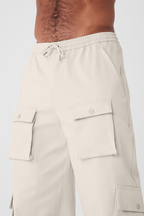 alo Men's Northstar Cargo Pant - Bone