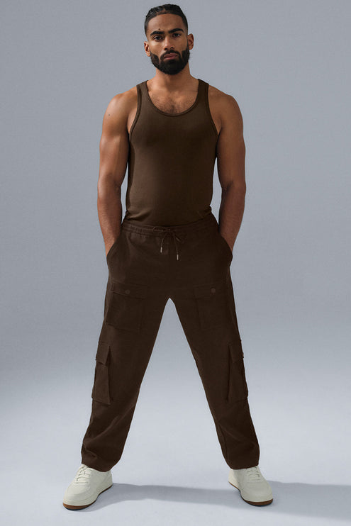 alo Men's Northstar Cargo Pant - Espresso