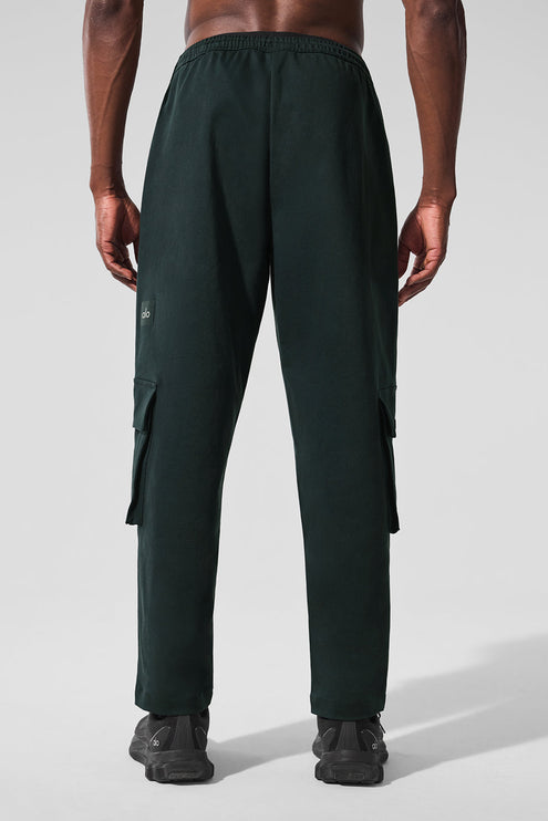alo Men's Northstar Cargo Pant - Charcoal Green