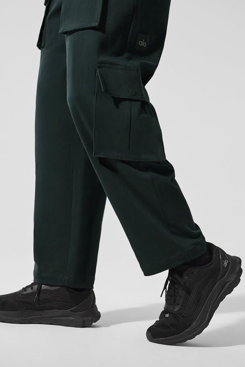 alo Men's Northstar Cargo Pant - Charcoal Green