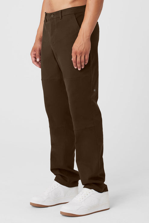alo Men's Edition Sueded Pant - Espresso