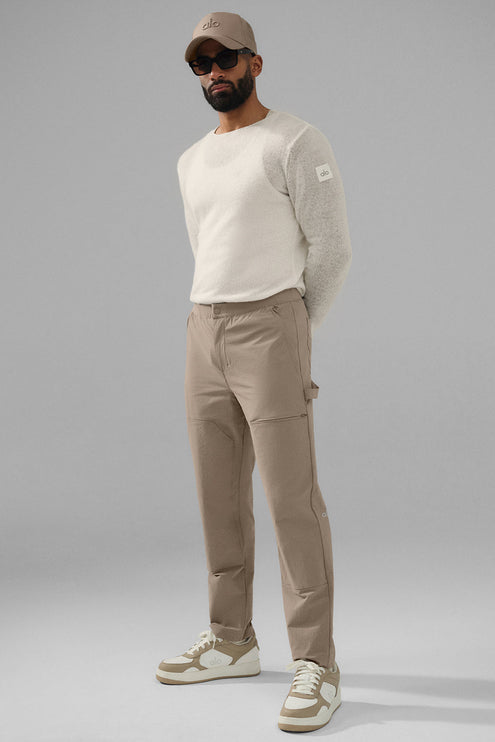 alo Men's Co-Op Carpenter Track Pant - Gravel