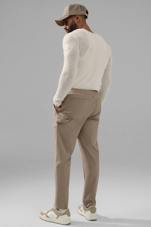 alo Men's Co-Op Carpenter Track Pant - Gravel