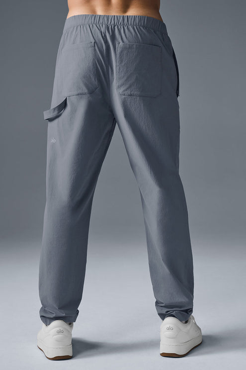 alo Men's Co-Op Carpenter Track Pant - Steel Grey