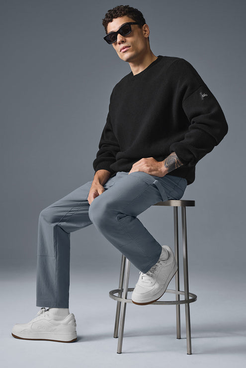 alo Men's Co-Op Carpenter Track Pant - Steel Grey